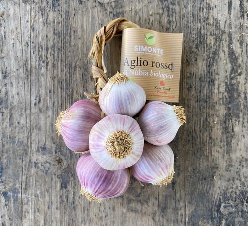 Aglio Rosso di Nubia BIO 6 teste Slow Food